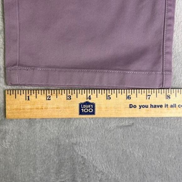 NWOT Denim & Co. Pull On Pants Womens Large EasyWear Twill Straight Leg Minimal - Picture 9 of 9